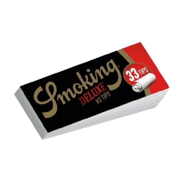 Smoking Deluxe Tips - King Size Filters Black x 50pcs