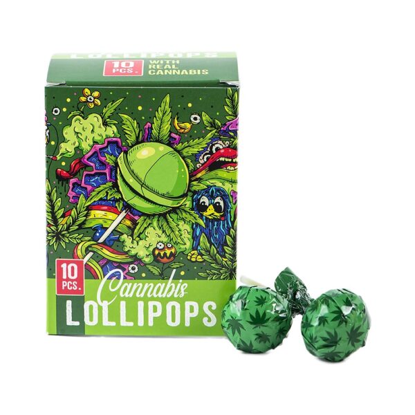 CANNABIS LOLLIPOPS BOX (10 PCS X12)