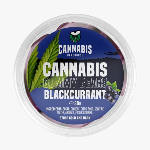 CBH – CBD Cannabis BlackCurrant Bears, 30 gram