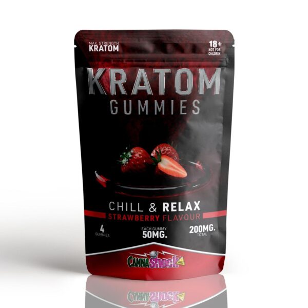Kratom Gummies Strawberry Flavour