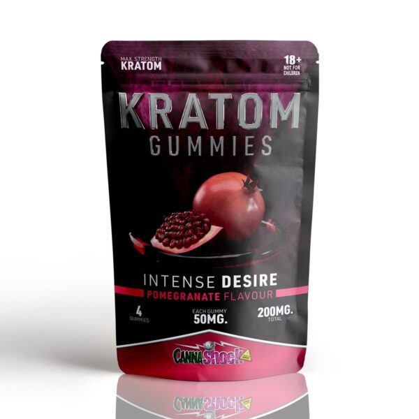 Kratom Gummies Pomegranate Flavour
