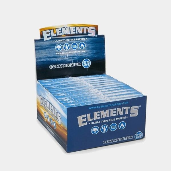 Elements Kingsize Slim Rolling Papers + Tips