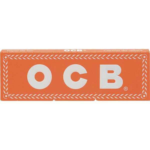 OCB  ORANGE SINGLE ROLLING PAPER (X50)