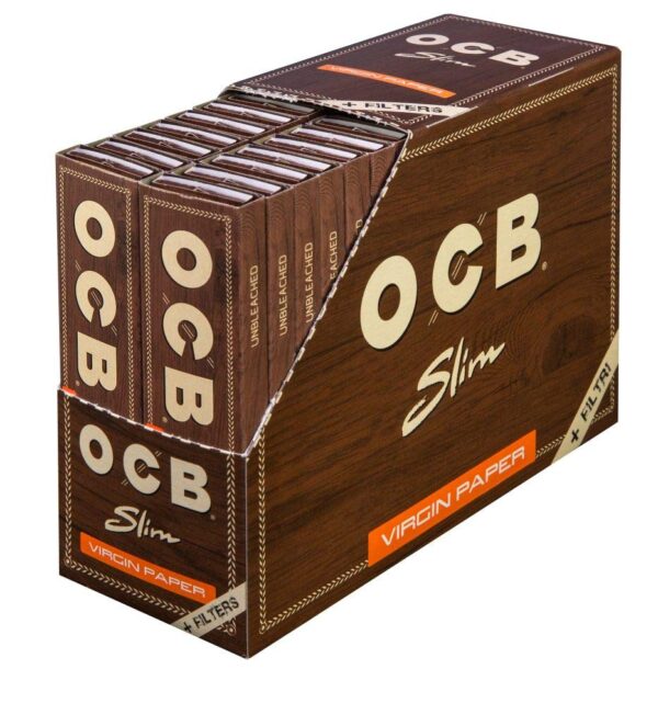 OCB Virgin Kingsize Rolling Papers + Tips