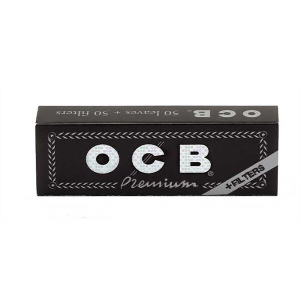 OCB PREMIUM SINGLE PAPER + TIPS (X50)