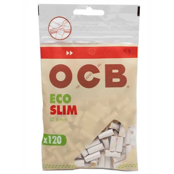 OCB SLIM ECO FILTER TIPS Ø6MM (10 X 120)