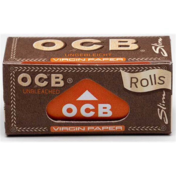OCB VIRGIN ROLLS CIGARETTE PAPER (X24)