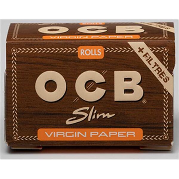 OCB VIRGIN ROLLS PAPER + TIPS (X16)